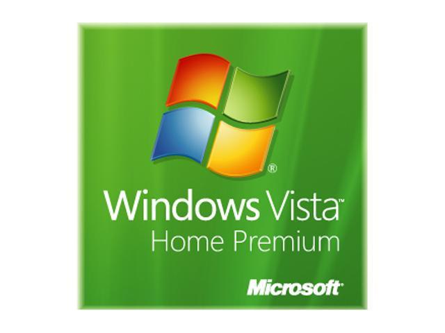 Microsoft Windows Vista Home Premium SP1 64-bit for System Builders - OEM