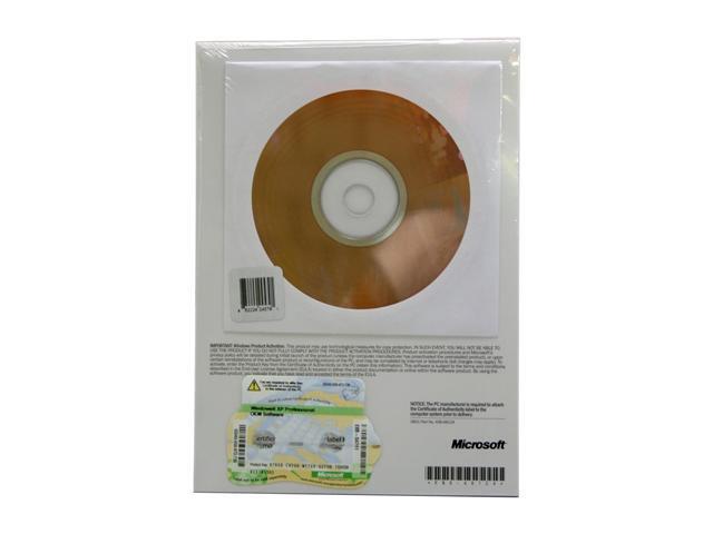 Microsoft Windows XP Professional SP3 3 Pack for System Builders 