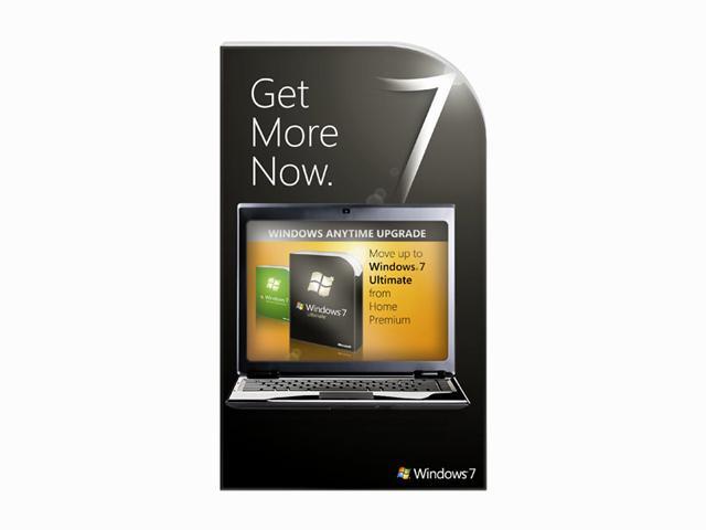 Microsoft Windows Anytime Upgrade: Windows 7 Home Premium to Ultimate