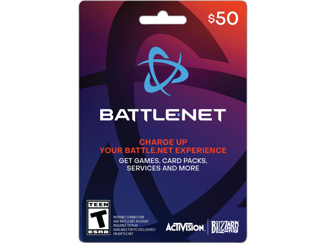 Blizzard Entertainment $50 Blizzard USA Gift Card - Battle.net Digital Code