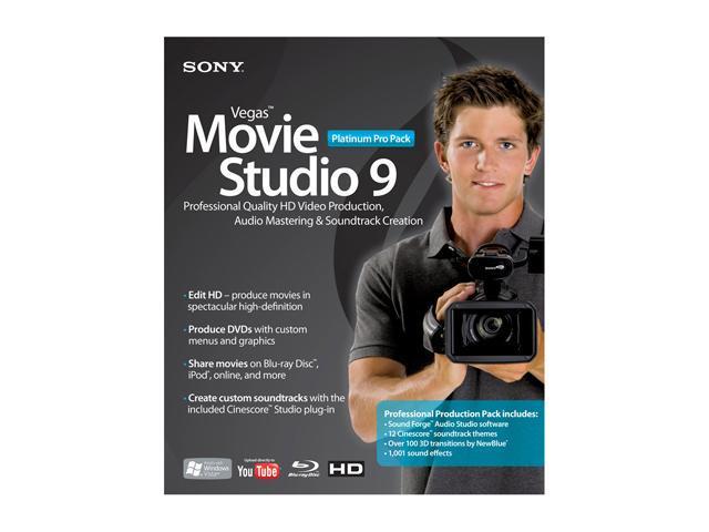 SONY Vegas Movie Studio 9 Platinum - Newegg.com