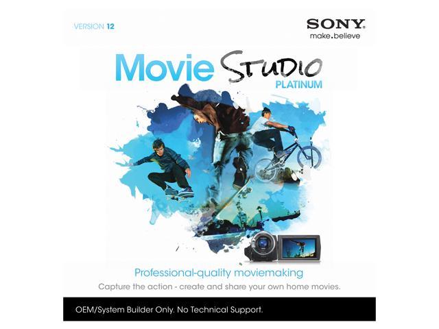 sony movie studio platinum 12 images over video