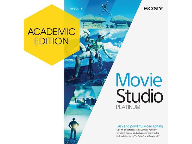 SONY Academic Movie Studio 13 Platinum - Download