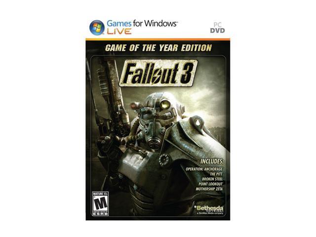 Fallout 3 Game Of The Year Pc Game Newegg Com