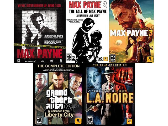 Rockstar Essentials Bundle (Max Payne Triple Pack, GTA IV Complete, LA Noire Complete) [Online Game Codes]