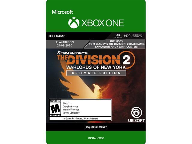 Tom Clancy's The Division 2: Warlords of New York Ultimate Edition Xbox One [Digital Code]