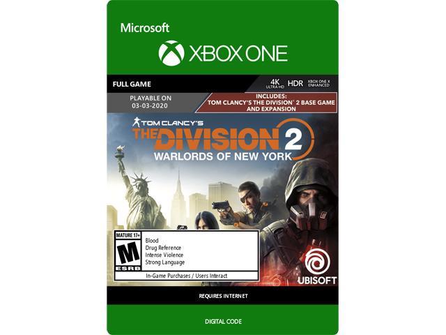 Tom Clancy S The Division 2 Warlords Of New York Edition Xbox One Digital Code Newegg Com