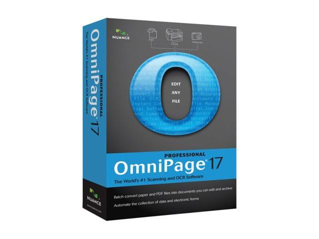 NUANCE OmniPage Professional 17 - Newegg.com