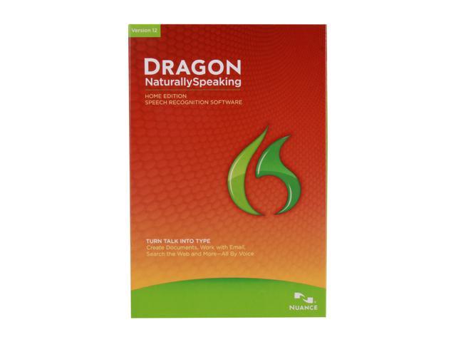 NUANCE Dragon NaturallySpeaking 12 Home Voice Recognition Software