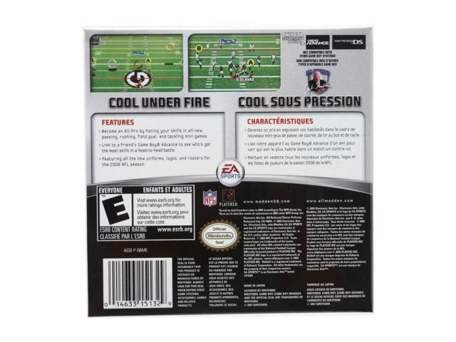 Madden NFL 06 GameBoy Advance Game EA 