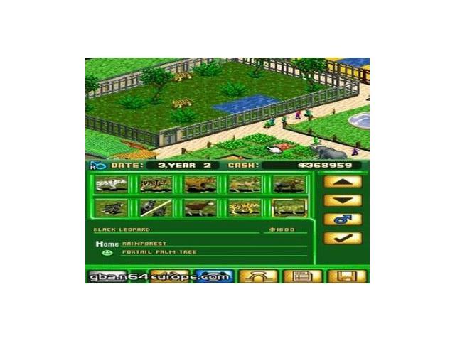 Zoo Tycoon DS Game