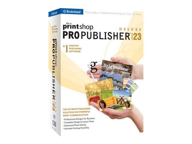 Encore Software The Print Shop 23 Pro Publisher Deluxe- Mini box ...