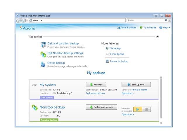 can t uninstall acronis true image home 2011