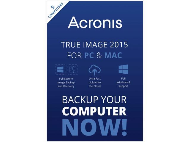 Acronis True Image 2015 For PC & Mac - 5 Devices