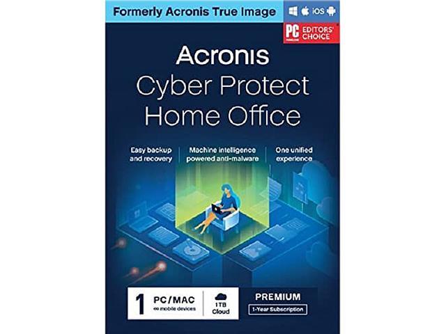 Acronis Cyber Protect Home Office Premium Acronis Cyber Protect Home Office Premium - 1 Computer + 1 TB Acronis