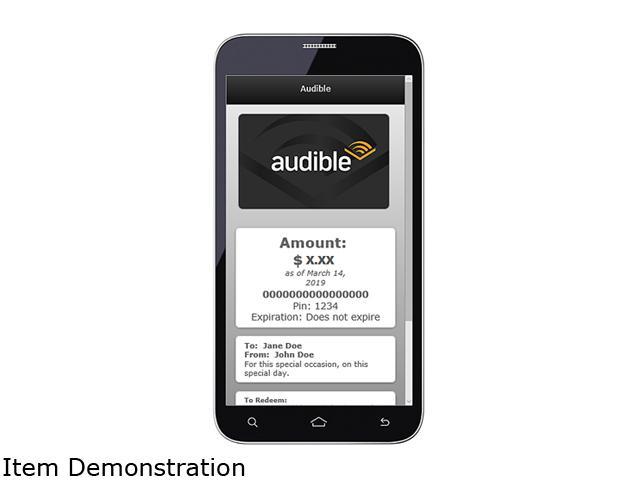 audible gift card
