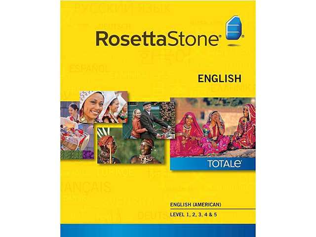 Rosetta Stone English (American) - Level 1-5 Set