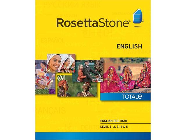 Rosetta Stone English British Level 1-5 Set for Mac [Download]