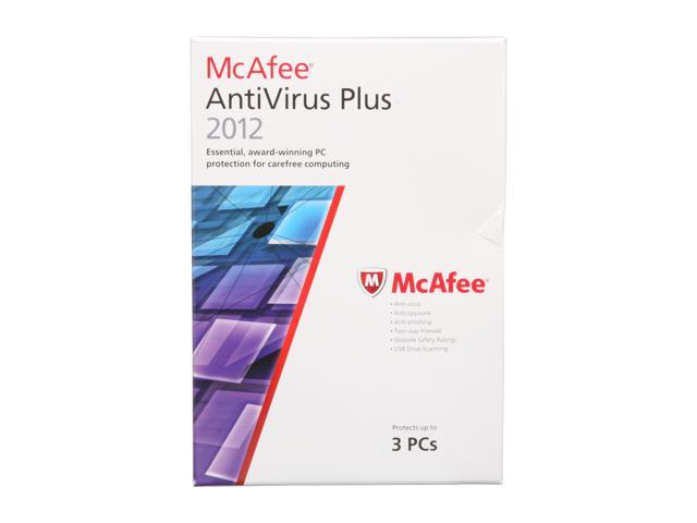 McAfee Antivirus Plus 2012 - 3 PCs