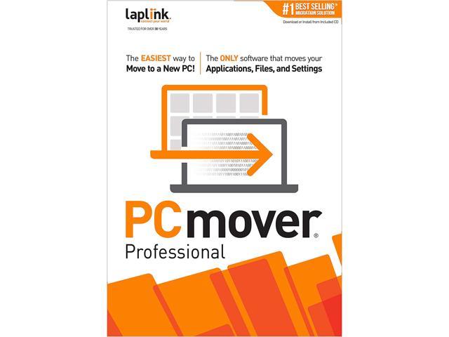 Laplink PCmover Professional 1 Use - Moves Applications, Files, and Settings to Your New PC - Download