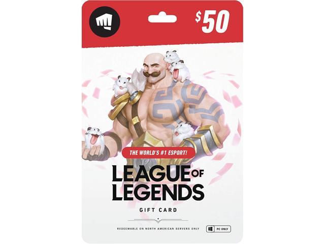 League of Legends $50 Gift Card - NA Server Only (Email Delivery)