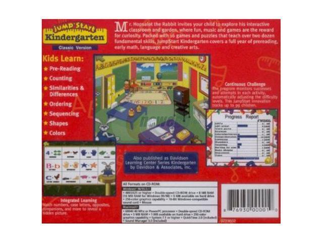jumpstart kindergarten 1998 online
