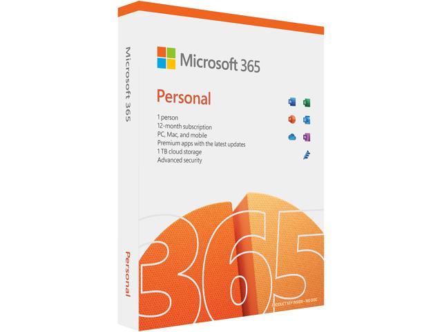 Microsoft 365 Personal | 12-Month Subscription, 1 Person | Premium Office Apps | 1TB OneDrive Cloud Storage | PC/Mac Keycard