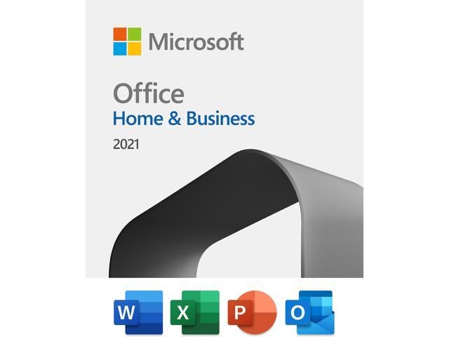 Microsoft Office Home & Business 2021 | One time purchase, 1 device | Windows 10 PC/Mac Download