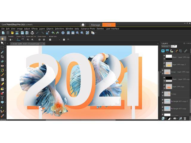 corel paintshop pro x9 rotate