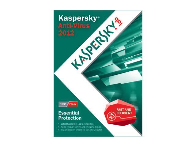 Kaspersky Anti-virus 2012 - 1 User For System Builders - OEM