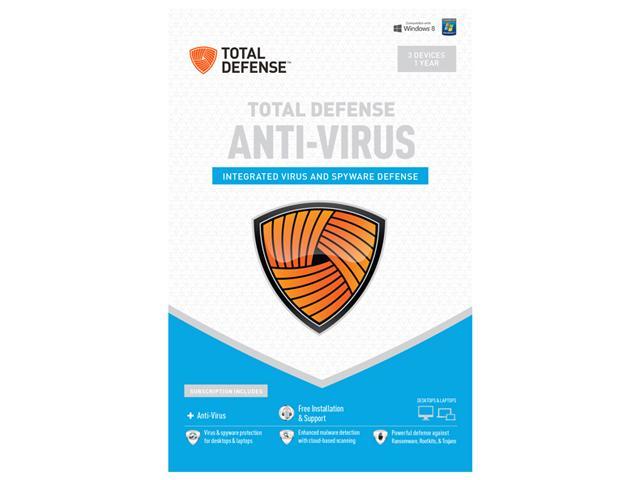 Total Defense Anti-Virus 3 PCs 1 Year- Download