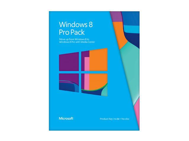 Microsoft Windows 8 Pro Pack (Win 8 to Win 8 Pro Upgrade) - Online Code