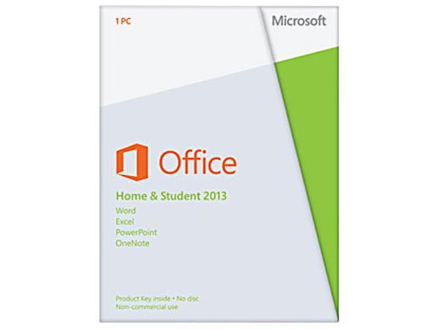 Microsoft Office Home and Student 2013 Product Key Card - 1 PC
