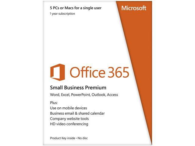 Microsoft Office 365 Small Business Premium 1 year subscription English ...