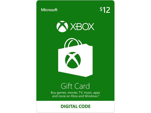 Xbox Gift Card 12 Us Email Delivery Newegg Com