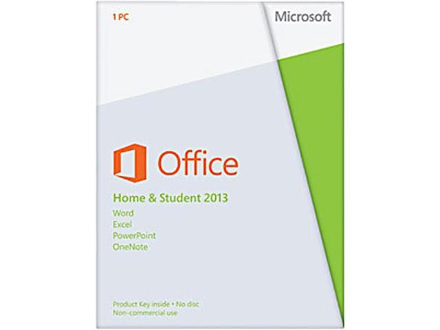 Microsoft Office Home And Student 2013 Product Key Card 1 Pc