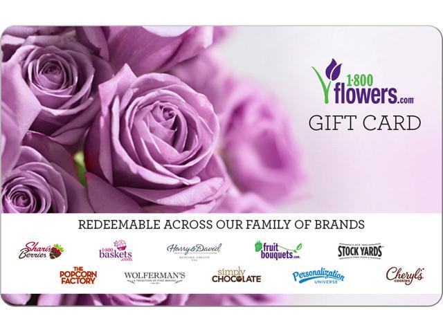 1-800-FLOWERS $25 Gift Card (Email Delivery)
