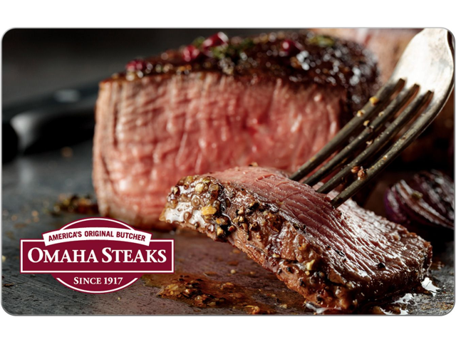 Omaha Steaks $100 Gift Card (Email Delivery)