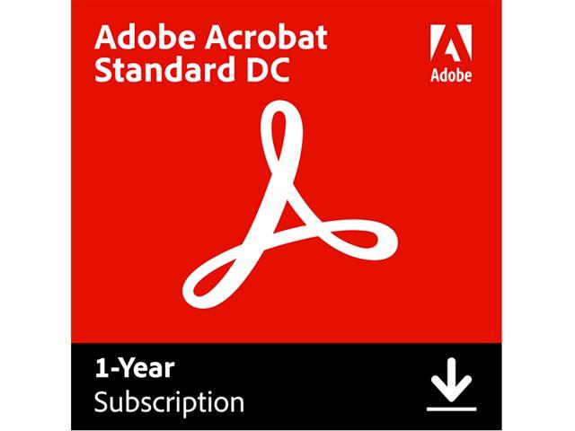 Adobe Acrobat Standard DC for Windows - Digital Membership [Prepaid 1 Year]
