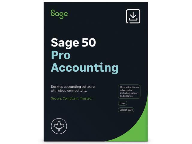 Sage 50 Pro Accounting 2024 - 1 Year Subscription [Download]