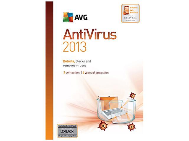 AVG Anti-Virus 2013- 3 PCs (1 Year) - Download
