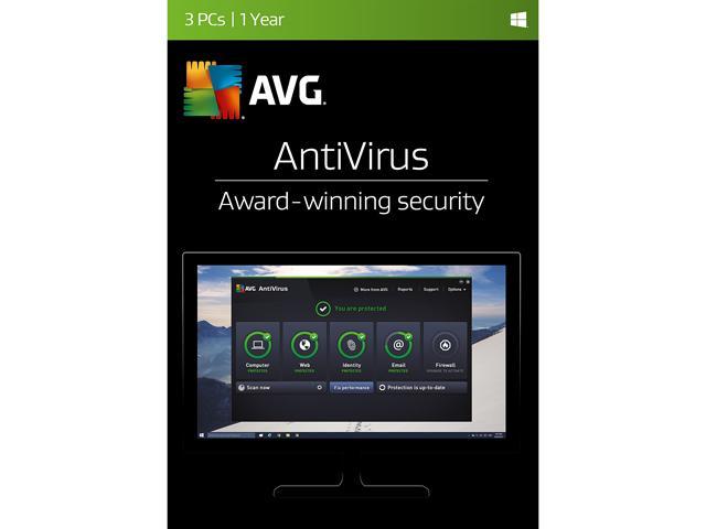 AVG AntiVirus 2017 - 3 PCs / 1 Year