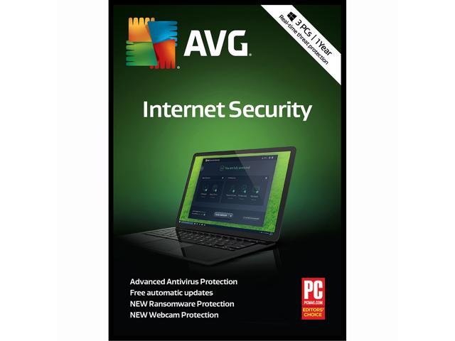 AVG Internet Security 2019, 3 PC / 1 Year [Key Card]