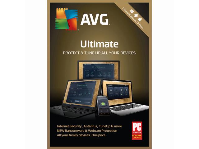 AVG Ultimate 2018, Unlimited Devices / 2 Years [Key Card] - Newegg.com