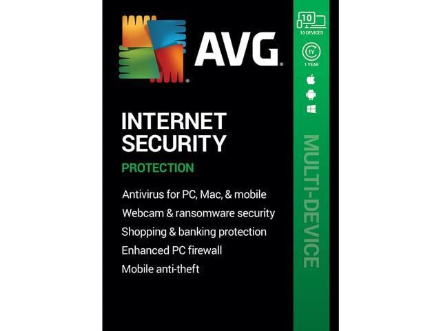 AVG Internet Security 2022 10 Devices 1 Year - Download