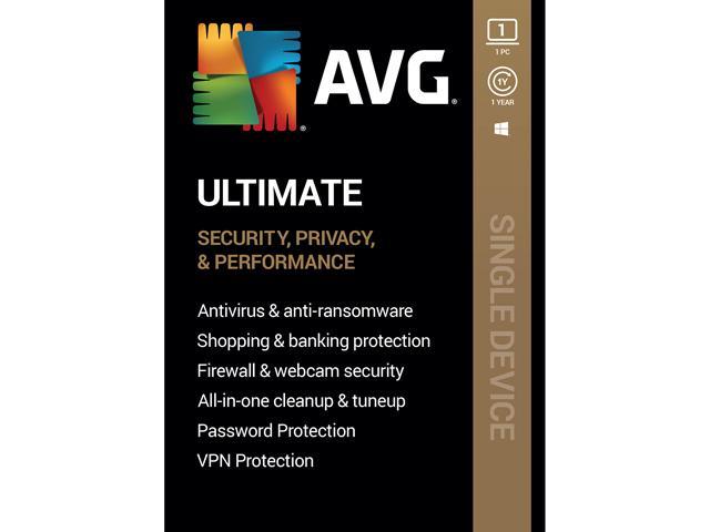 AVG Ultimate [Security, Privacy and Performance] 2020, 1 PC 1 Year [Key Card]