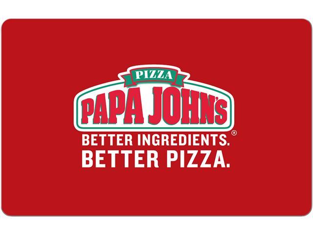 Papa John S 25 Gift Card Email Delivery Newegg Com