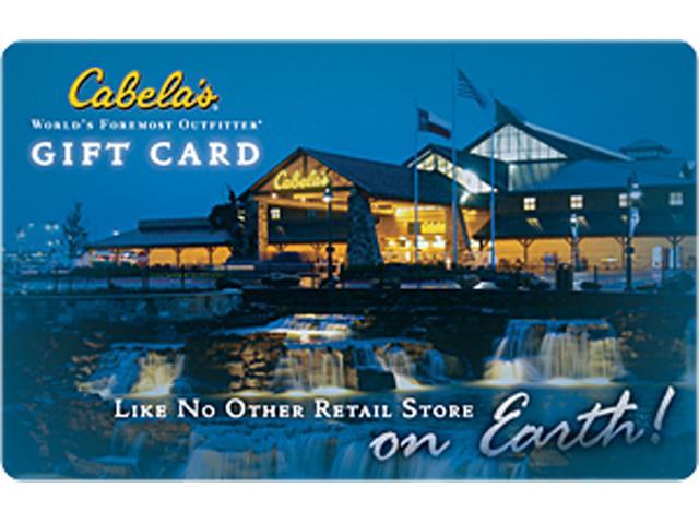 Cabela S 100 Gift Card Email Delivery