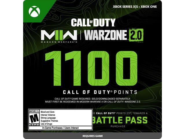zwanger Identiteit kas Call of Duty® Points - 1,100 Xbox Series X|S, Xbox One [Digital Code] -  Newegg.com