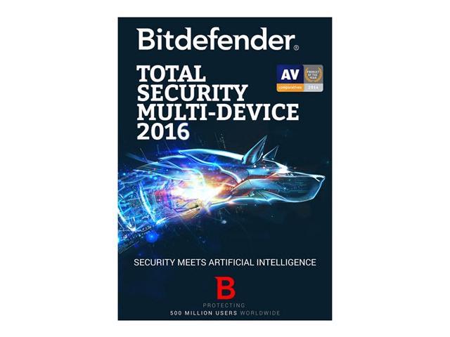 Bitdefender Total Security Multi-Device 2016 - 3 Devices 2 Year - Download